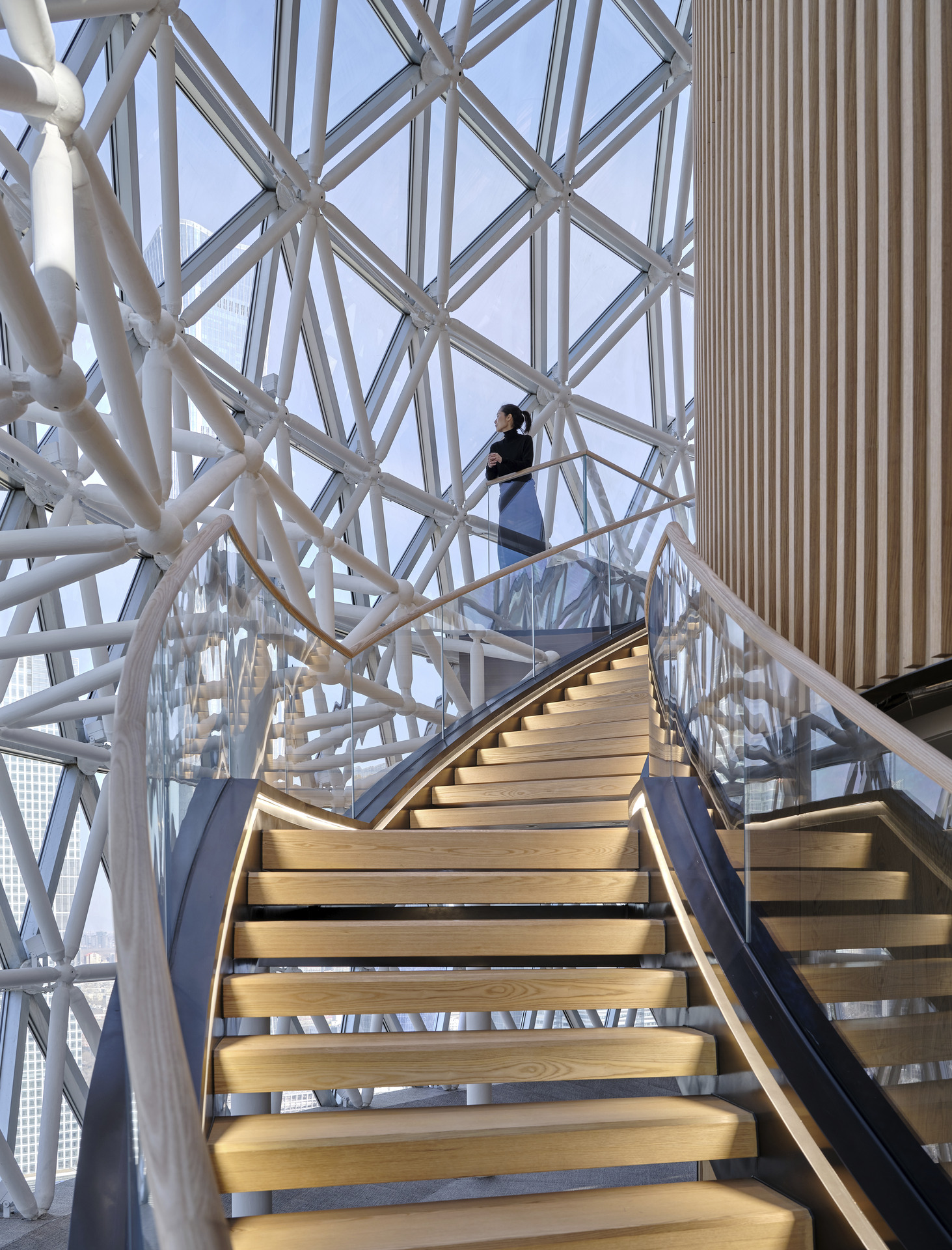 Tower Dome Interiors stairs