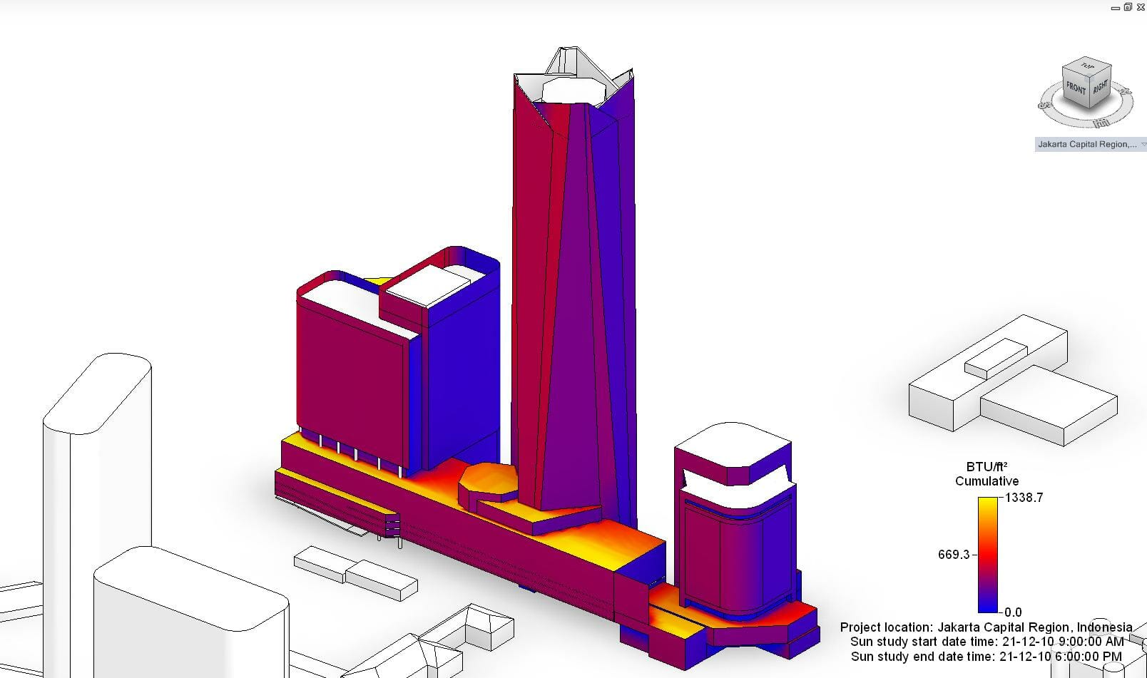 Diagram. Standing at 220 meters in height, the Telkom Landmark Tower sits amidst two other buildings named Telkomsel Smart office.