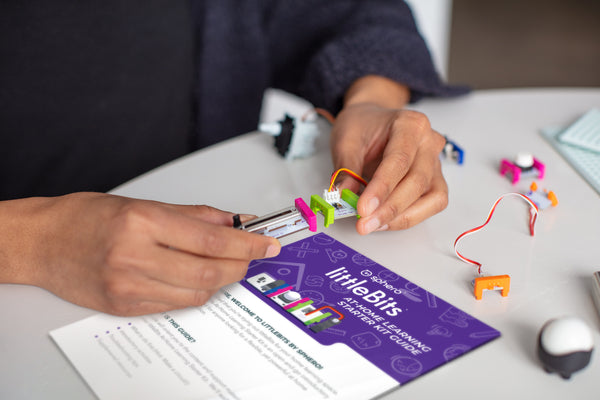 The littleBits At-Home Learning Starter Kit is a great STEM gift for kids.