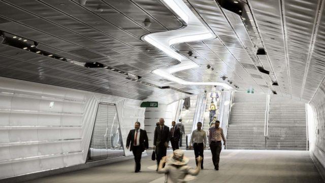 Wynyard Walk interior and path